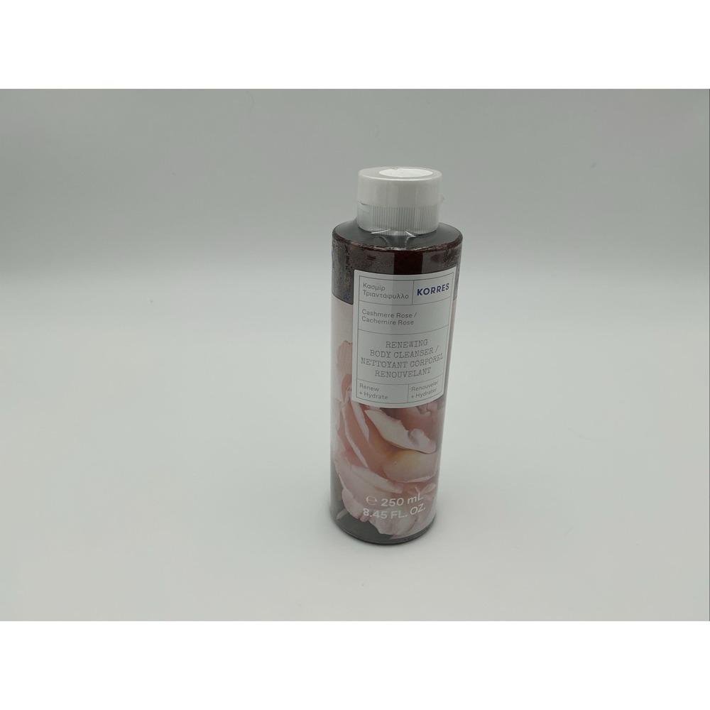 Korres Cashmere Rose Renewing Body Cleanser 8.45 fl oz Pink NWT